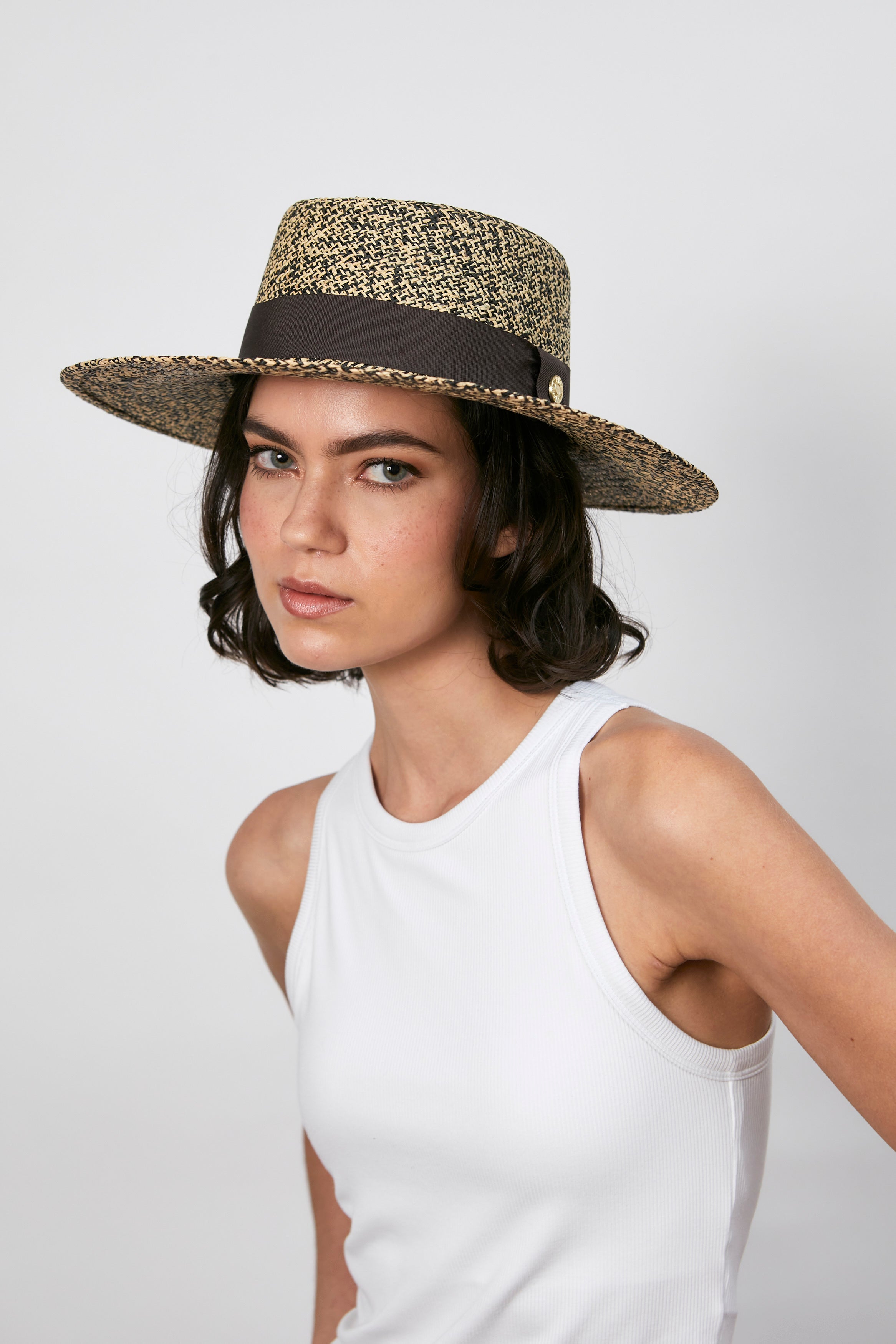 Brenda - Boater hat