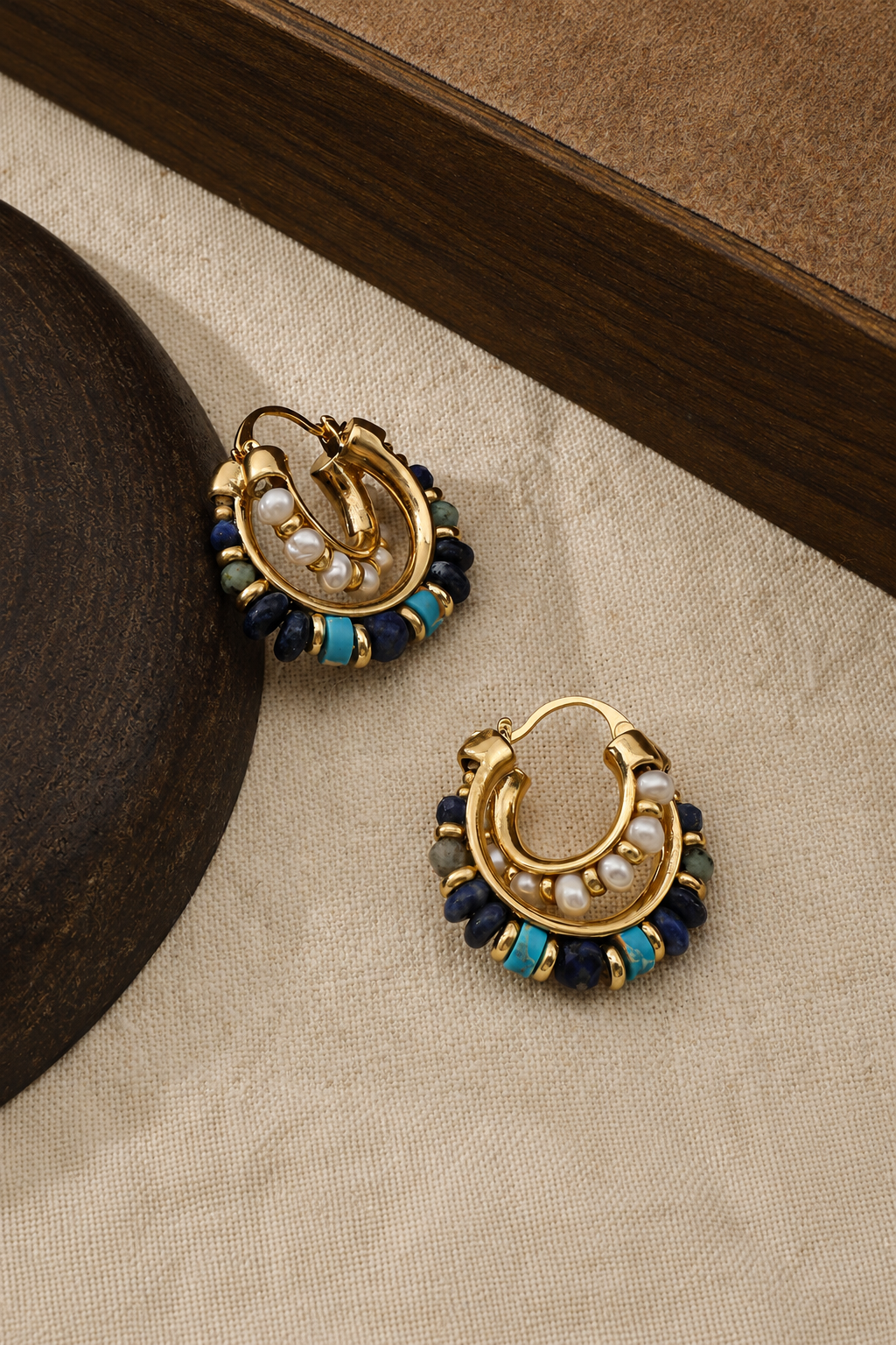 Aretes - Brunella Azul