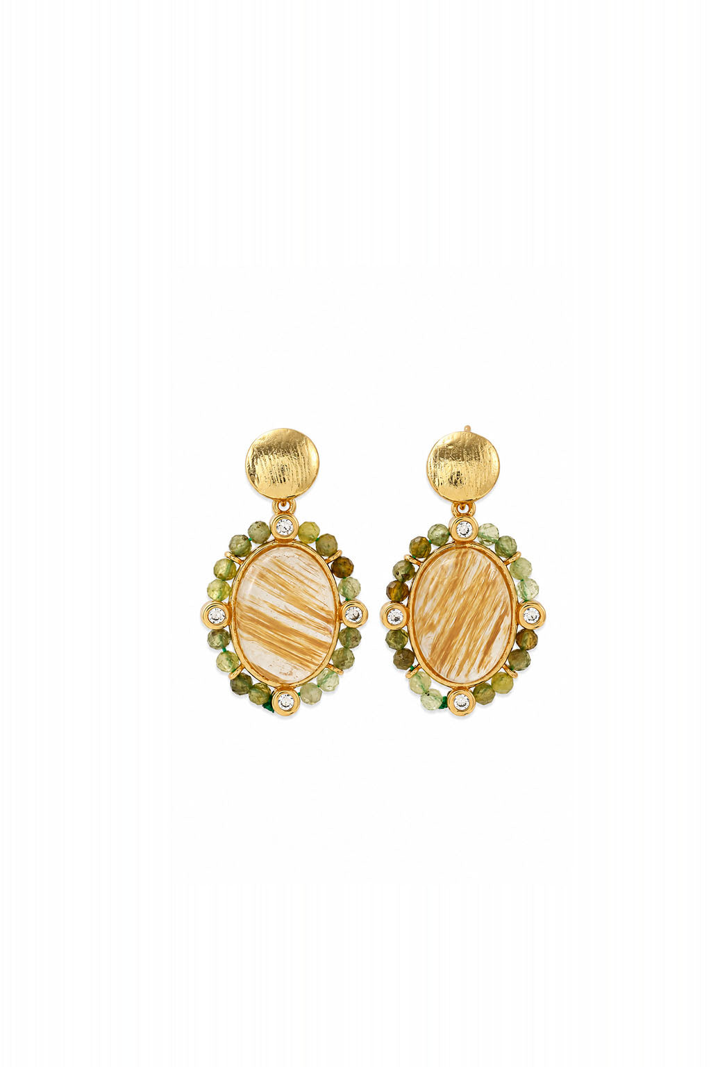 Aretes - Santina Verde