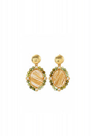 Aretes - Santina Verde