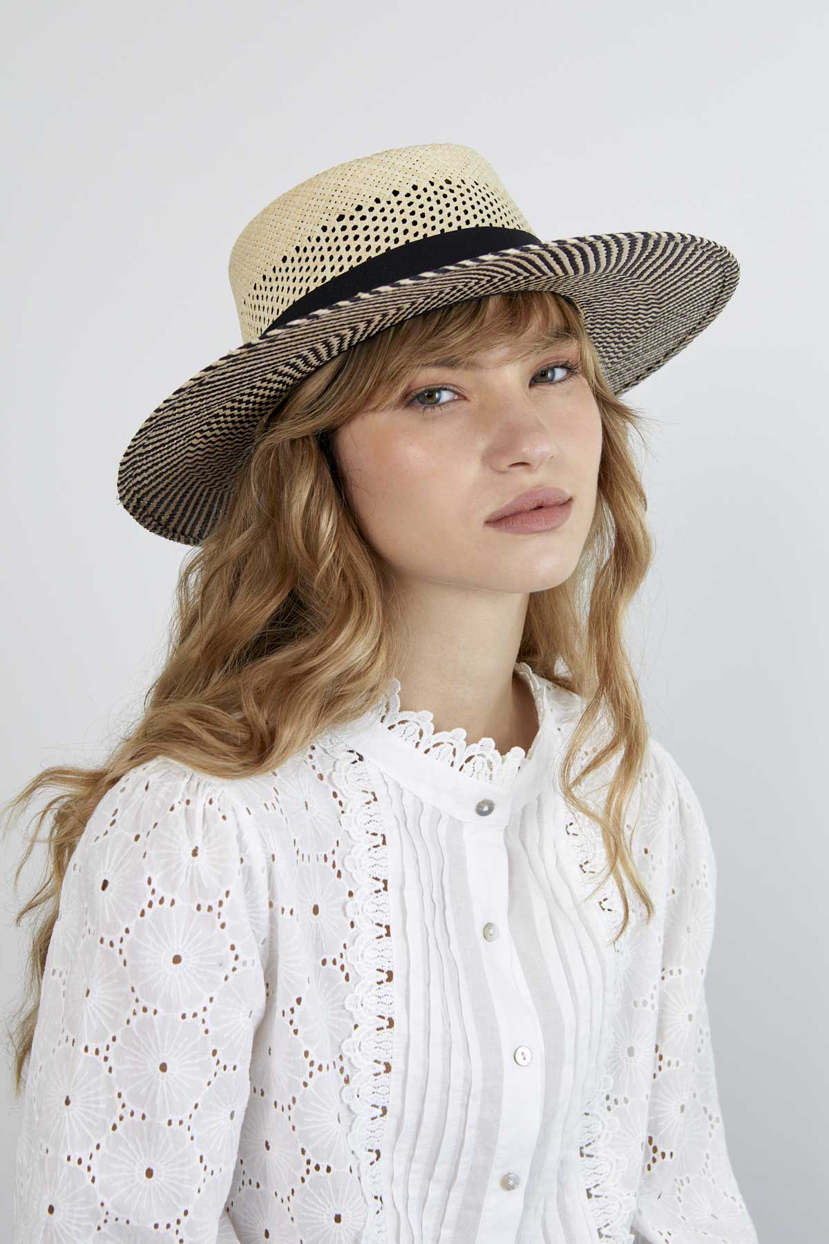 Victoria - Boater hat