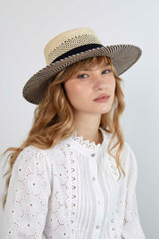 Victoria - Boater hat