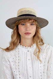 Victoria - Boater hat