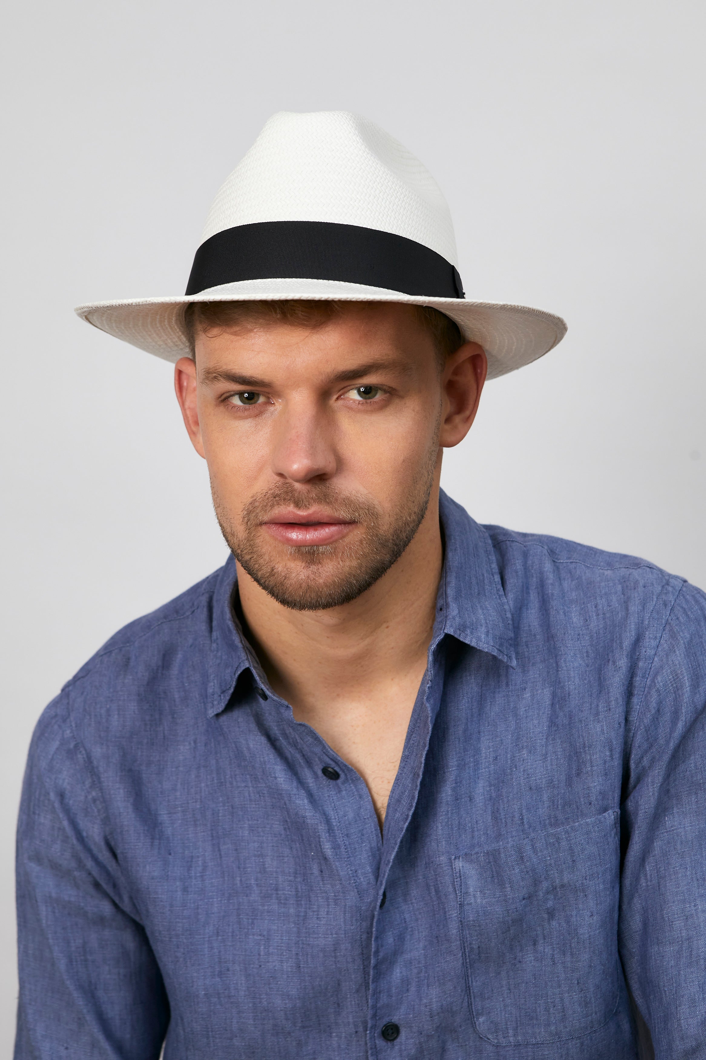 GALE - Classic Panama hat ala corta