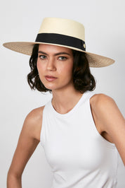 Bruna - Boater hat