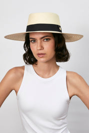 Bruna - Boater hat