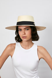 Bruna - Boater hat