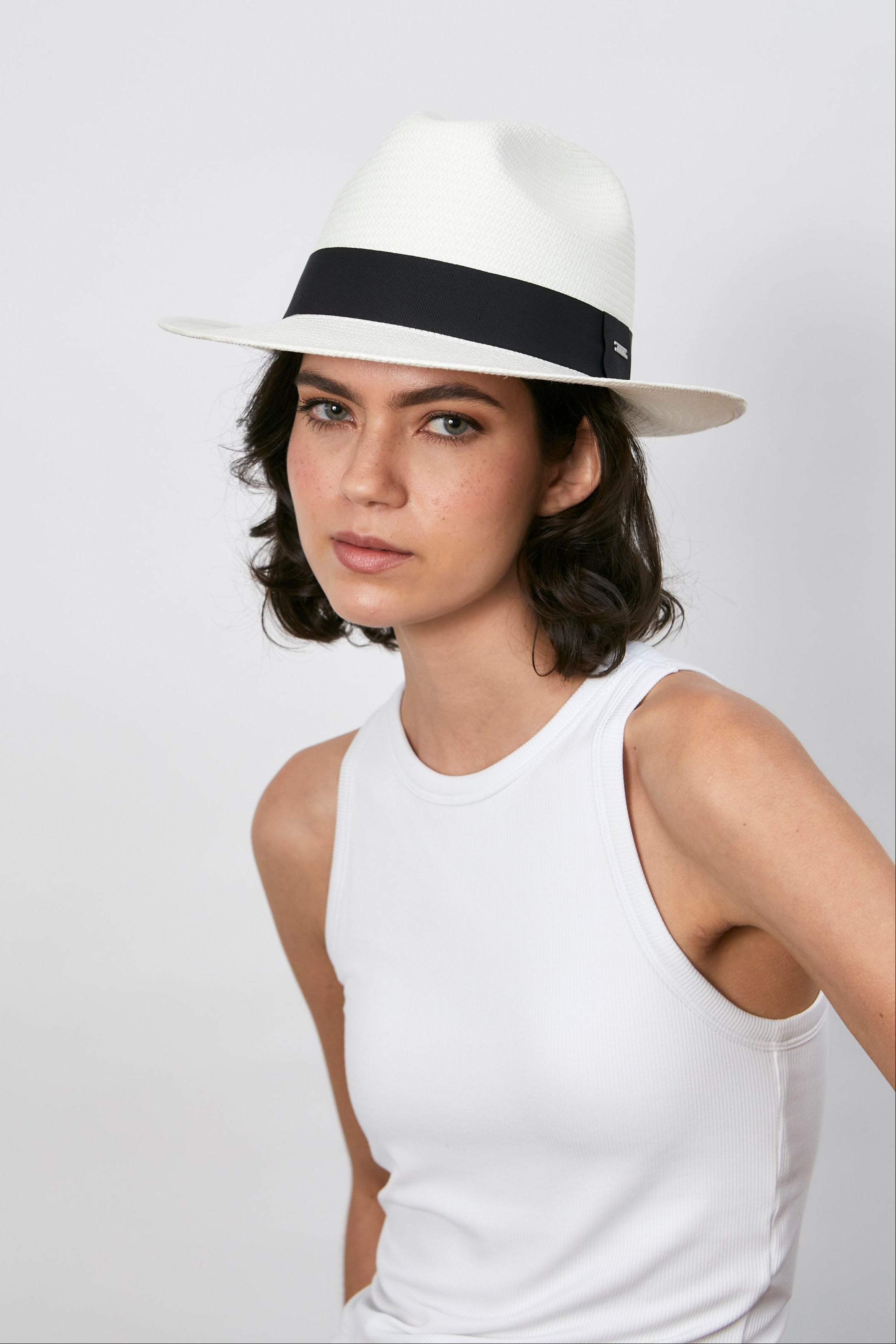 GALE - Classic Panama hat ala corta
