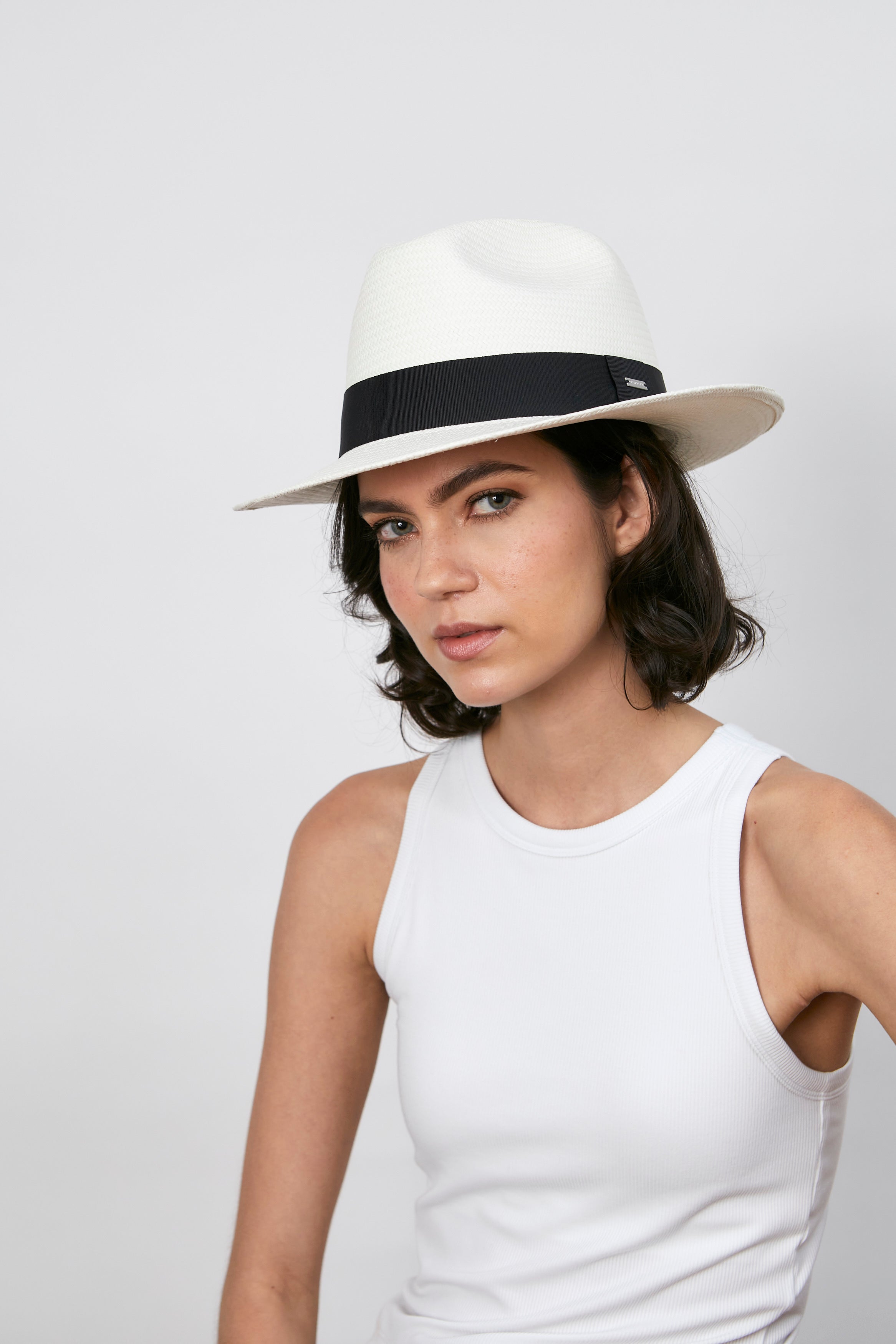 GALE - Classic Panama hat ala corta