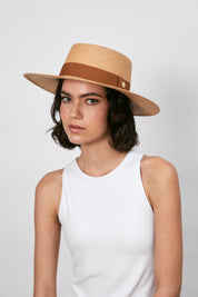 Michela - Boater hat
