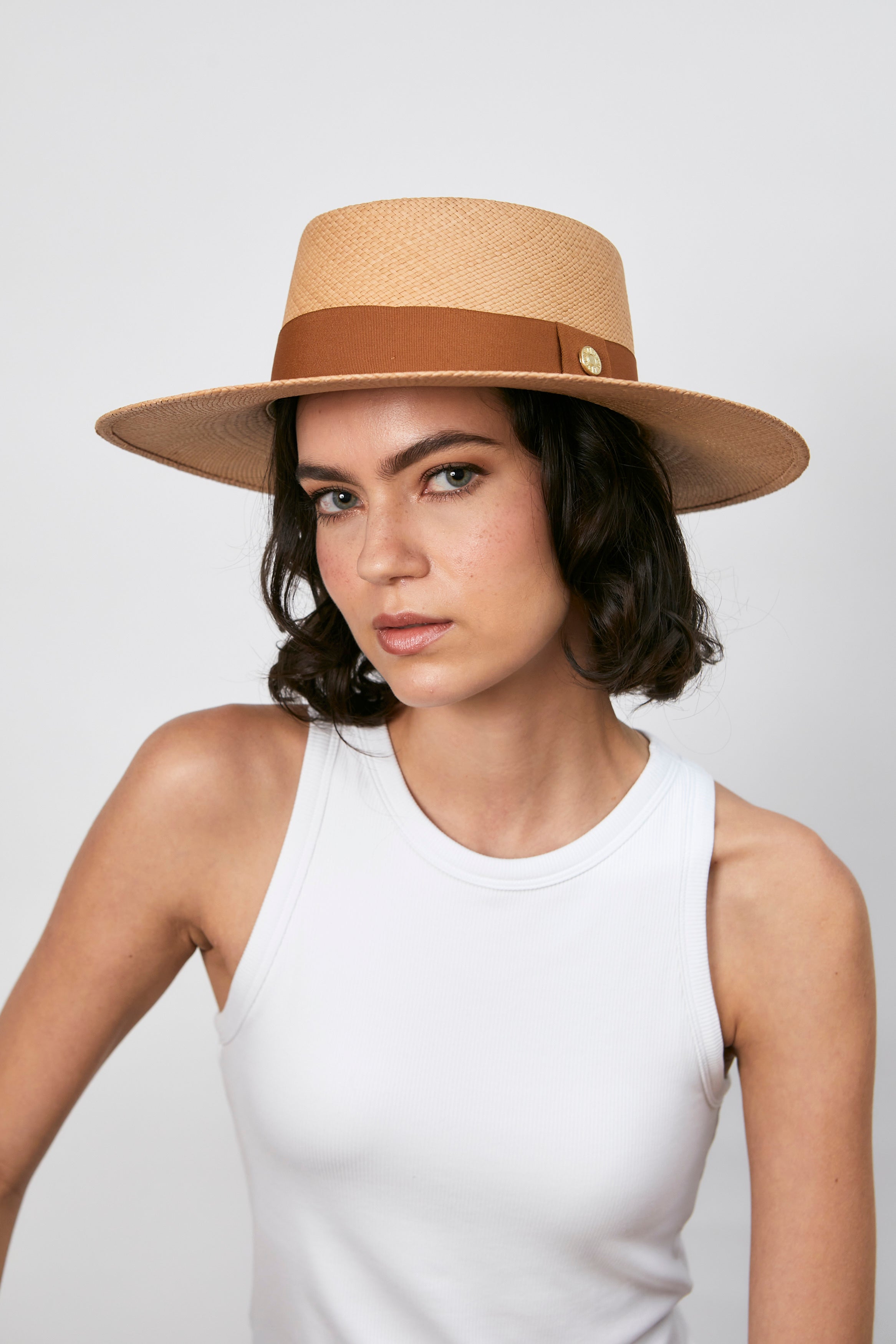 Michela - Boater hat