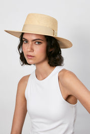Natalia - Boater hat