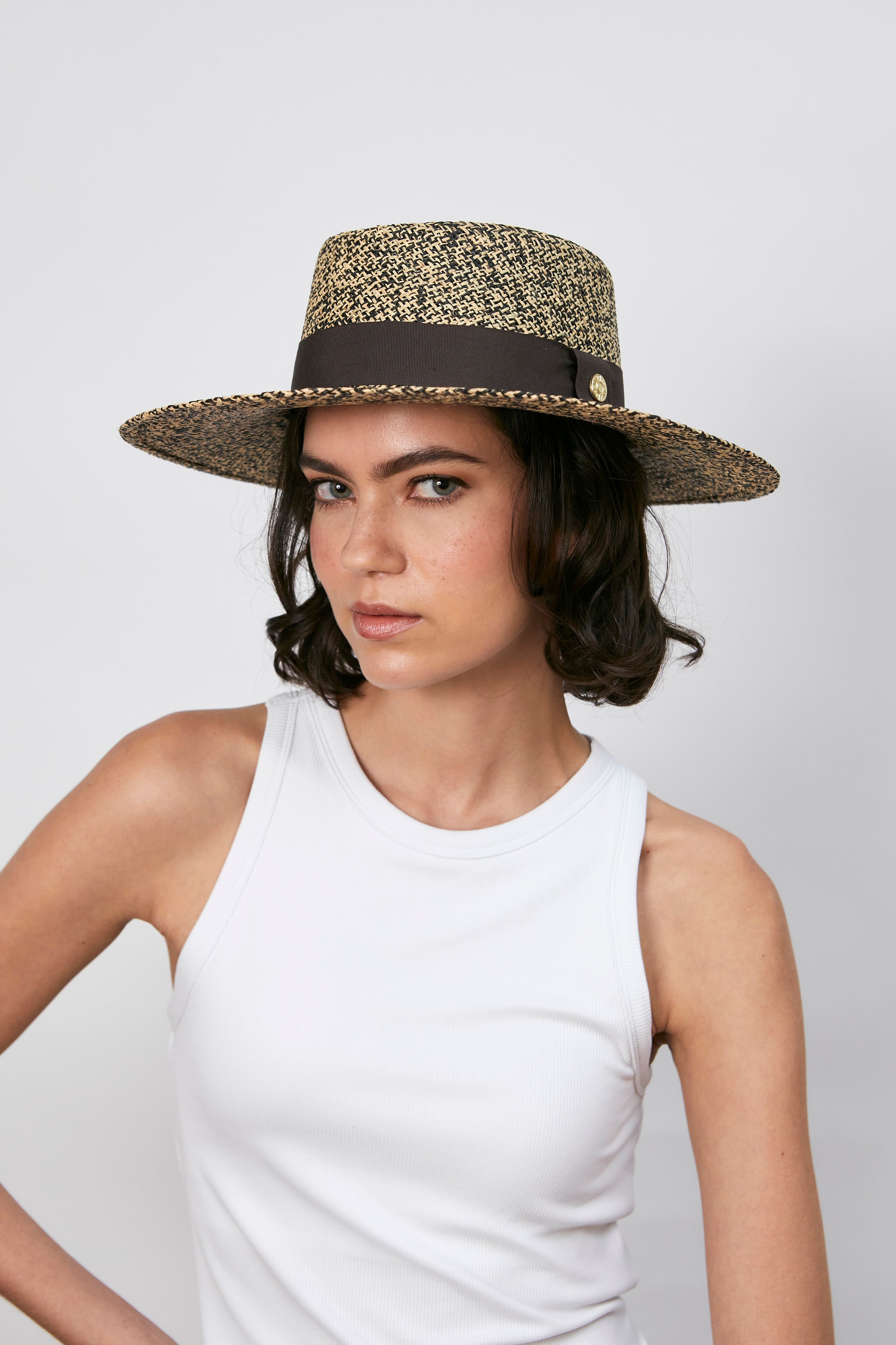 Brenda - Boater hat
