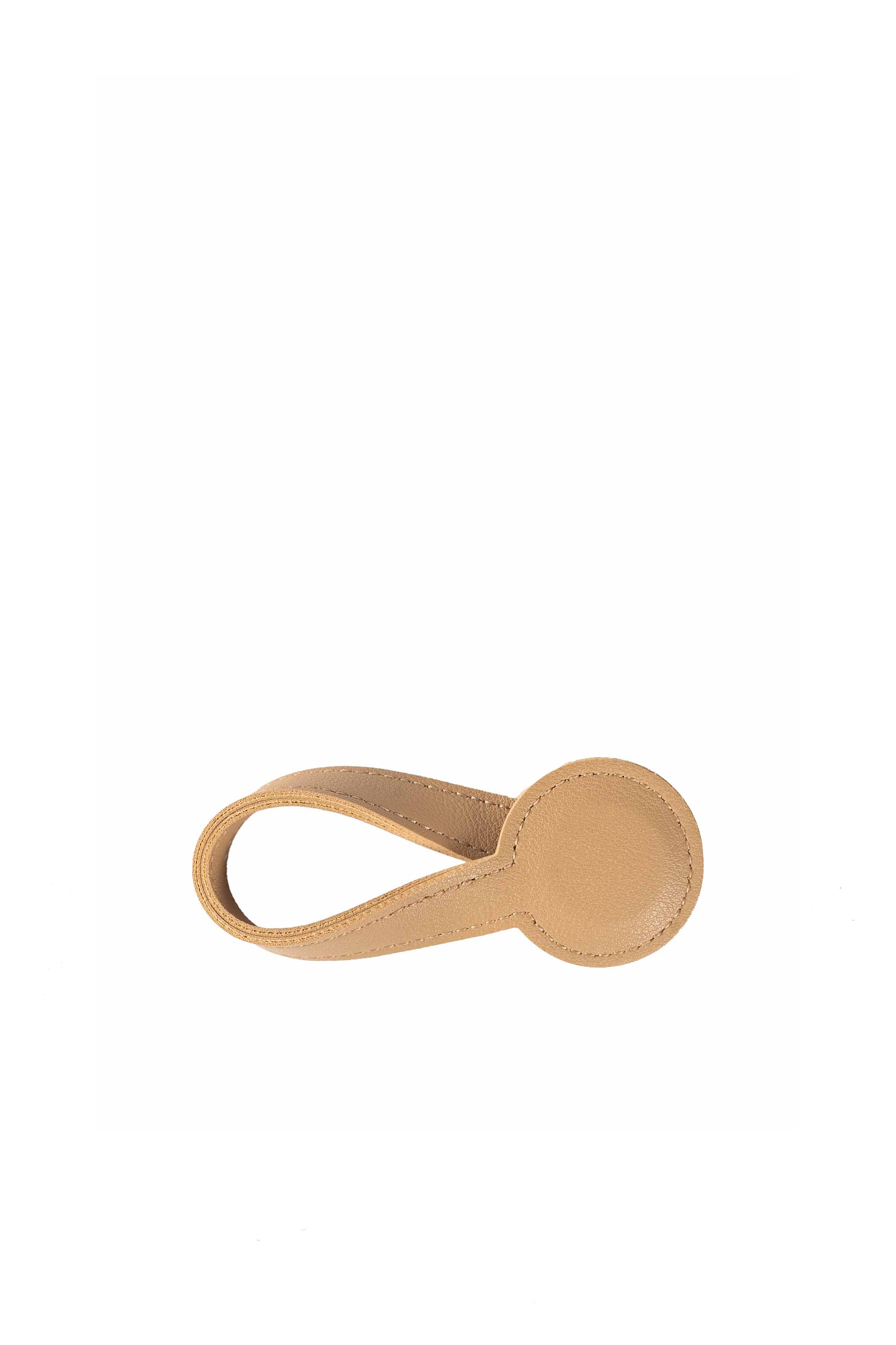 Hat Clip - Leather Beige