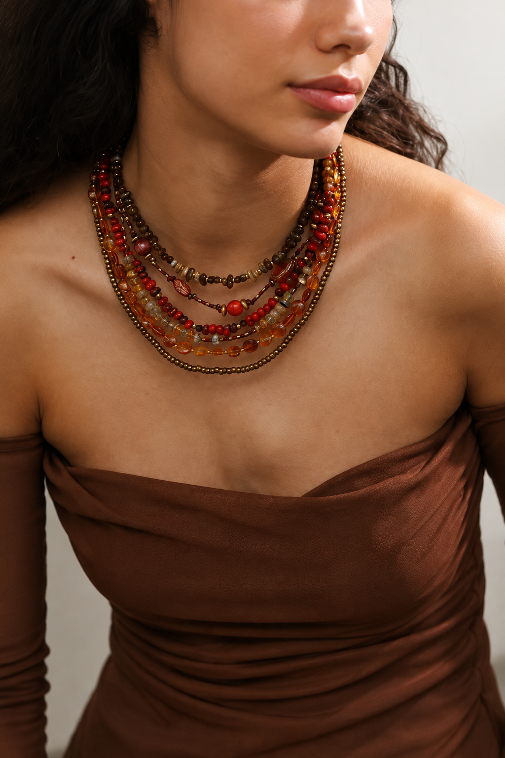 Collar Jordana - Rojo