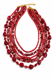 Collar Jordana - Rojo