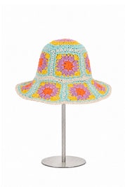 Melissa Aqua - Crochet Bucket Hat