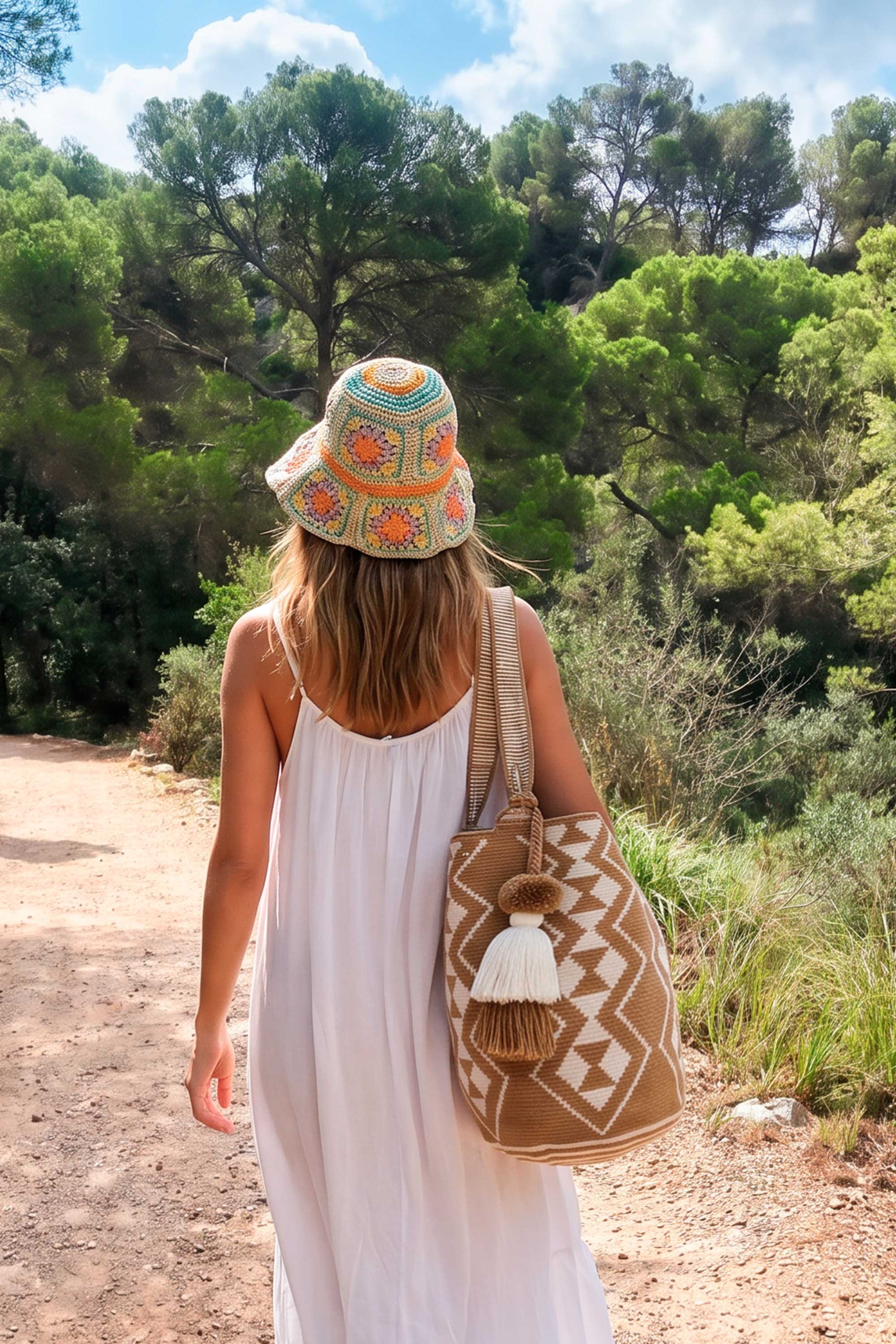 Melissa Aqua - Crochet Bucket Hat