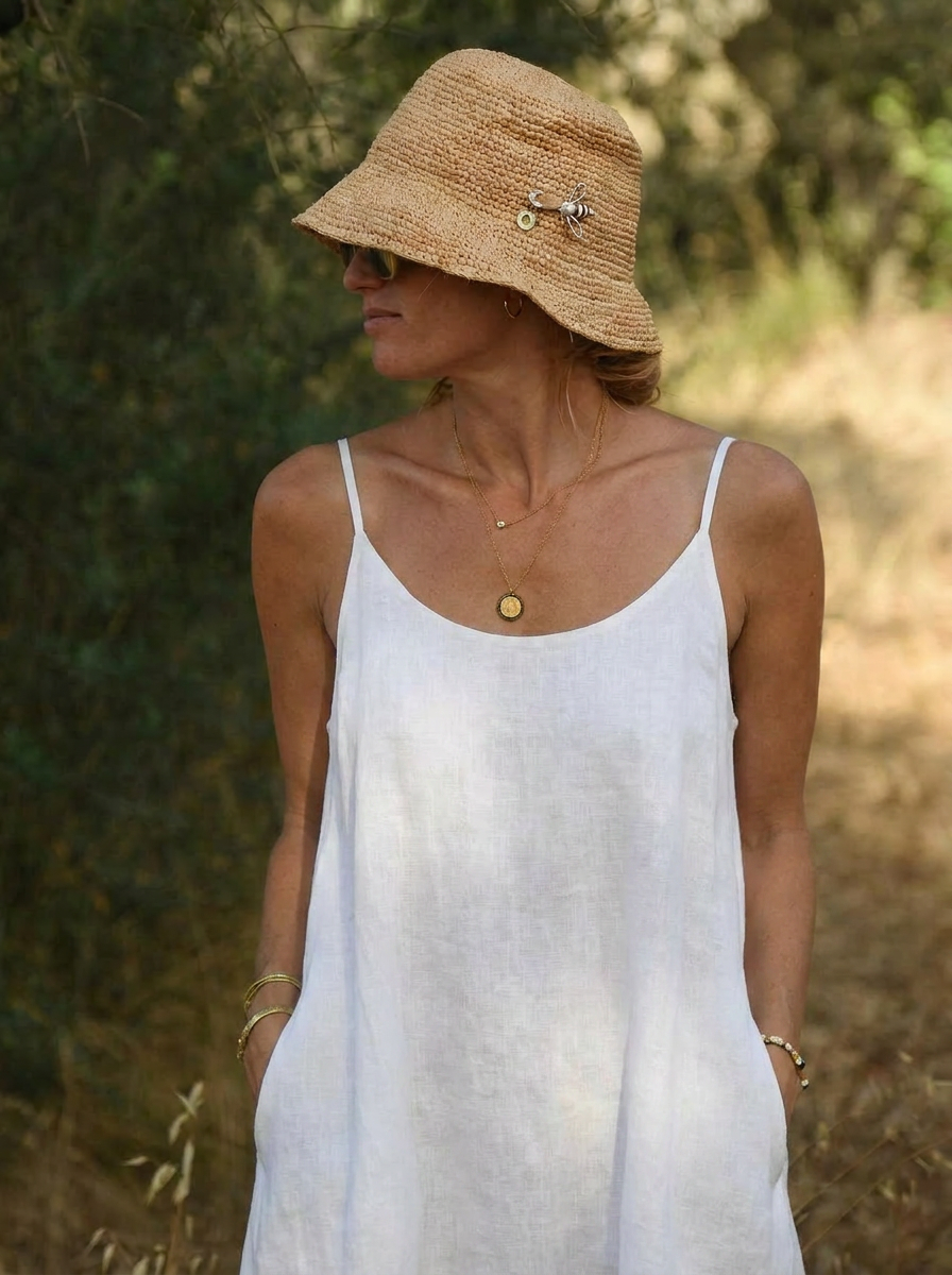 Abeja - Crochet bucket hat